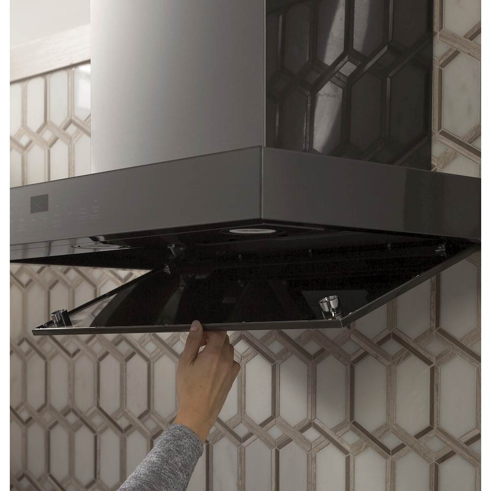 GE – 36 Convertible Range Hood – Black stainless steel - Image 5