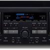 Teac Double Cassette Deck (Black) W-1200-B