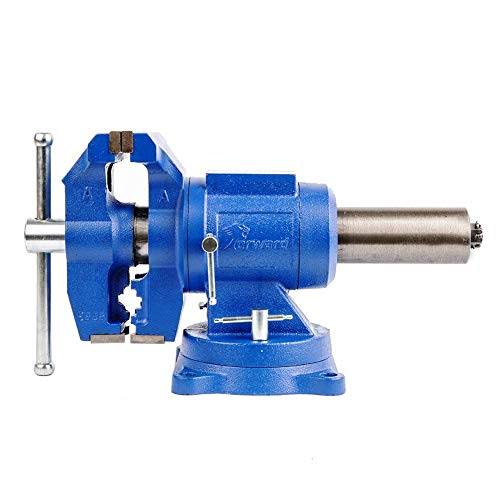 Forward DT08125A 5-Inch Heavy Duty Bench Vise 360-Degree Swivel Base and Head with Anvil (5×22) - Image 2