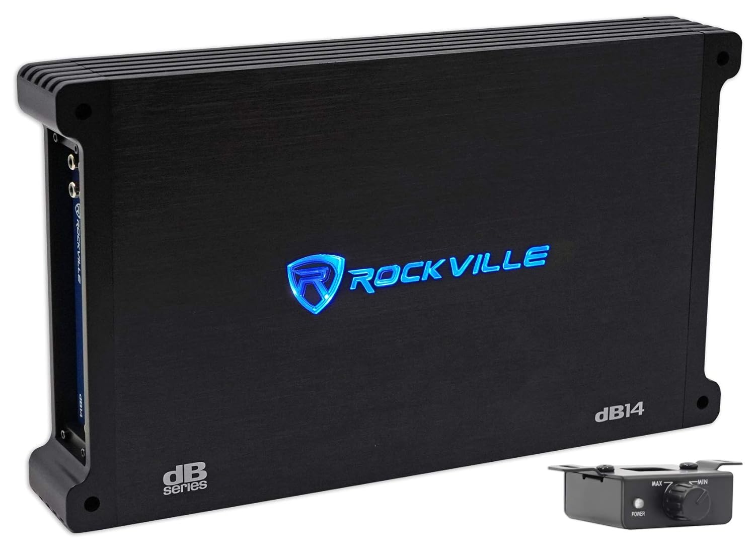 Rockville dB14 4000w Peak/1000w RMS Mono 2 Ohm Amplifier Car Audio Amp Bundle with Rockville RWK4CU 4 AWG Gauge 100% Copper Complete Amp Installation Wire Kit OFC - Image 2