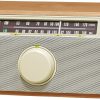 Sangean WR-12BT AM/FM/Bluetooth/AUX-In Stereo Analog Wooden Cabinet Radio (Dark Walnut)