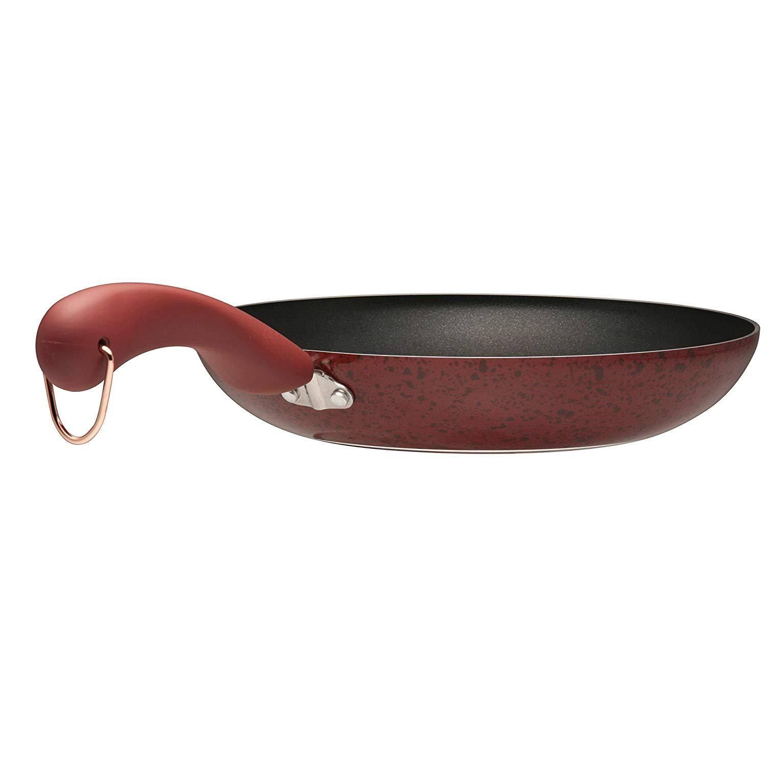 Paula Deen Signature Porcelain 15-Piece Nonstick Cookware Set, Red/Black - Image 7