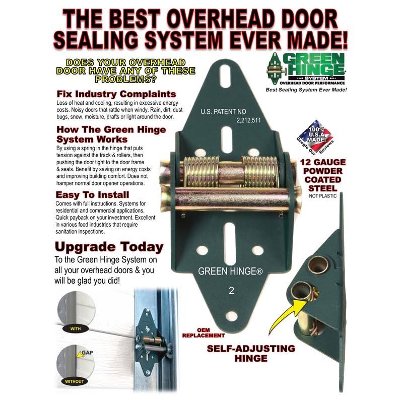 Green Hinge System 5766951 Steel Commercial Garage Door Hinge for 6 - Image 4